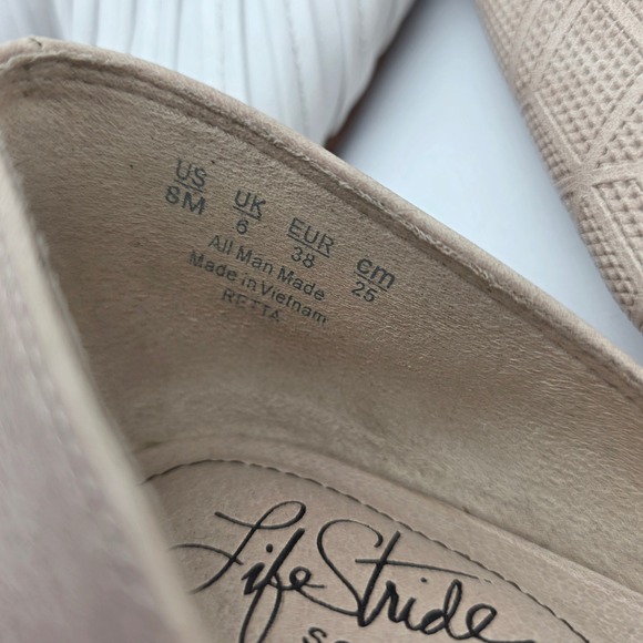 D 'Orsay Pointed Flats Bundle Women 8 Nude White Office Minimalist Neutral Shoes - Picture 11 of 14